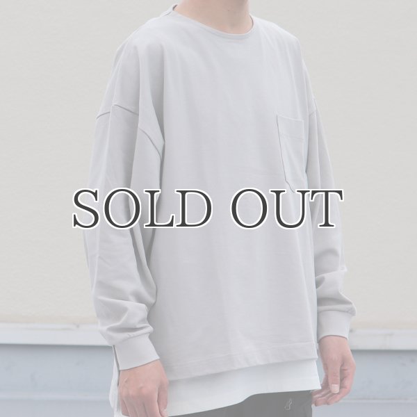 画像12: VORTEX 8オンス(MVS天竺)サイドスリット Aライン L/S Tシャツ【MADE IN JAPAN】『日本製』/ Upscape Audience (12)