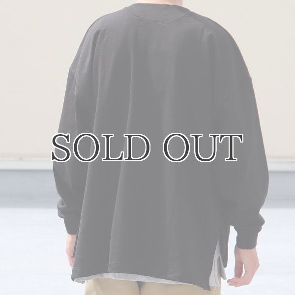 画像6: VORTEX 8オンス（MVS天竺）サイドスリット Aライン L/S Tシャツ【MADE IN JAPAN】『日本製』/ Upscape Audience (6)