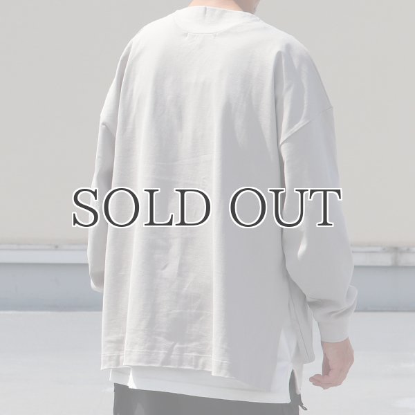 画像5: VORTEX 8オンス(MVS天竺)サイドスリット Aライン L/S Tシャツ【MADE IN JAPAN】『日本製』/ Upscape Audience (5)