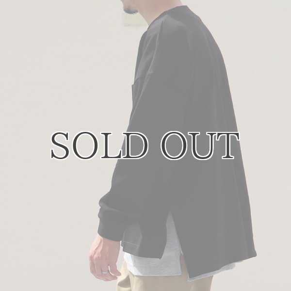 画像9: VORTEX 8オンス（MVS天竺）サイドスリット Aライン L/S Tシャツ【MADE IN JAPAN】『日本製』/ Upscape Audience (9)