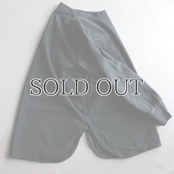 画像11: DEAD STOCK / Hungarian Army Flannel Mock Neck Round Shirts / 後染め（ハンガリー軍 フランネルモックネック ラウンドシャツ） (11)