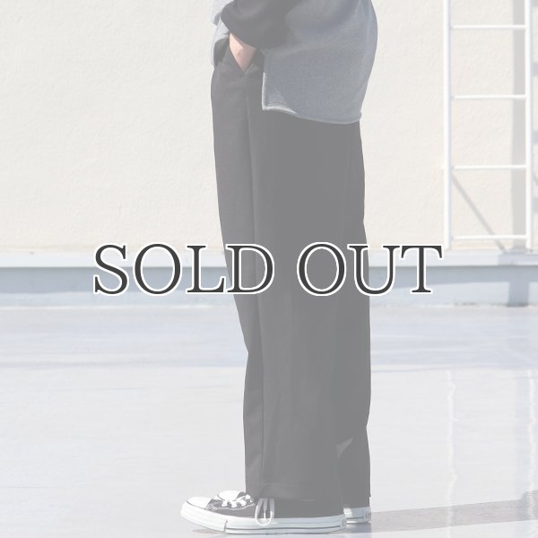 画像12: LANATEC® （ラナテック）LEI （ レイ ）TECH ウールライク サージ 2タック イージーワイドパンツ【MADE IN JAPAN】『日本製』【送料無料】/ Upscape Audience (12)