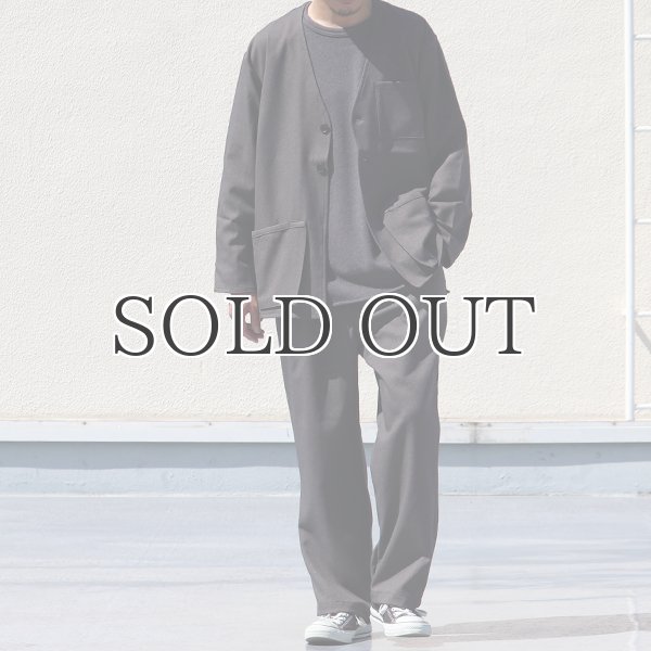 画像9: LANATEC® （ラナテック）LEI （ レイ ）TECH ウールライク サージ 2タック イージーワイドパンツ【MADE IN JAPAN】『日本製』【送料無料】/ Upscape Audience (9)