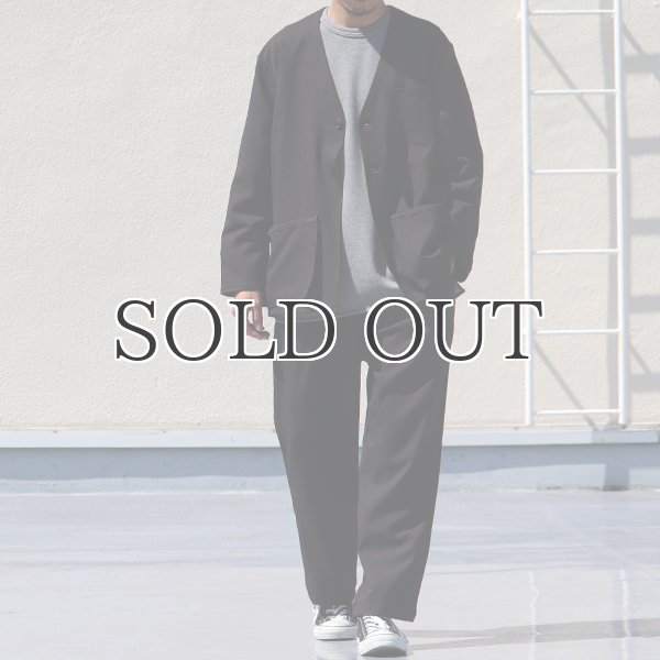 画像13: LANATEC® （ラナテック）LEI （ レイ ）TECH ウールライク サージ 2タック イージーワイドパンツ【MADE IN JAPAN】『日本製』【送料無料】/ Upscape Audience (13)