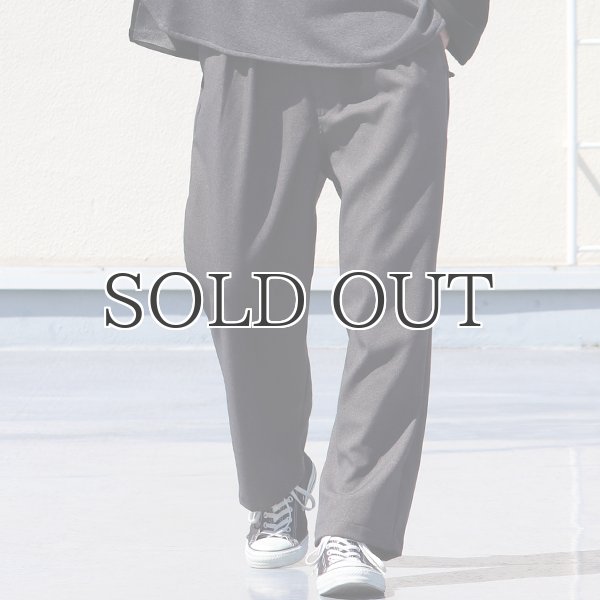 画像6: LANATEC® （ラナテック）LEI （ レイ ）TECH ウールライク サージ 2タック イージーワイドパンツ【MADE IN JAPAN】『日本製』【送料無料】/ Upscape Audience (6)