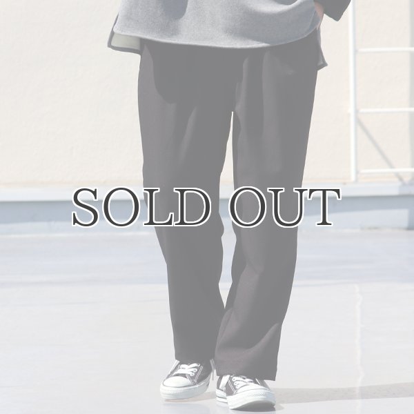 画像10: LANATEC® （ラナテック）LEI （ レイ ）TECH ウールライク サージ 2タック イージーワイドパンツ【MADE IN JAPAN】『日本製』【送料無料】/ Upscape Audience (10)