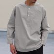 画像10: コットンツイルダンプ エアタンブラー クルーネック スリーピングシャツ【MADE IN JAPAN】『日本製』/ Upscape Audience (10)
