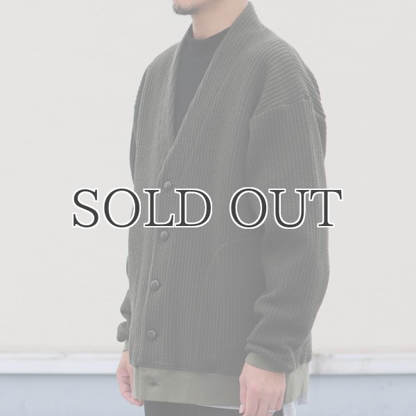 画像9: 「尾州」コットンキルト くるみボタン 3XL カーディガン【MADE IN JAPAN】『日本製』【送料無料】 / Upscape Audience (9)
