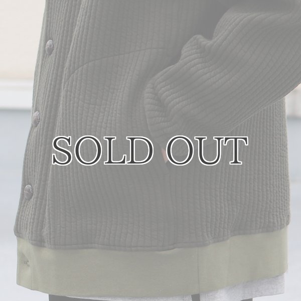 画像15: 「尾州」コットンキルト くるみボタン 3XL カーディガン【MADE IN JAPAN】『日本製』【送料無料】 / Upscape Audience (15)