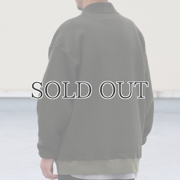 画像5: 「尾州」コットンキルト くるみボタン 3XL カーディガン【MADE IN JAPAN】『日本製』【送料無料】 / Upscape Audience (5)