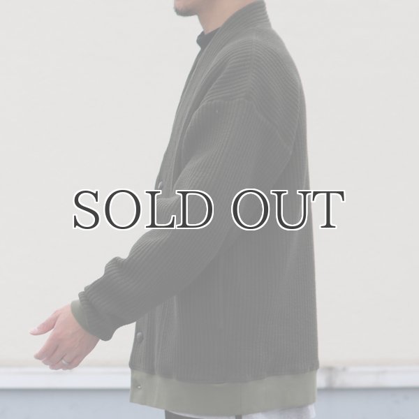 画像10: 「尾州」コットンキルト くるみボタン 3XL カーディガン【MADE IN JAPAN】『日本製』【送料無料】 / Upscape Audience (10)