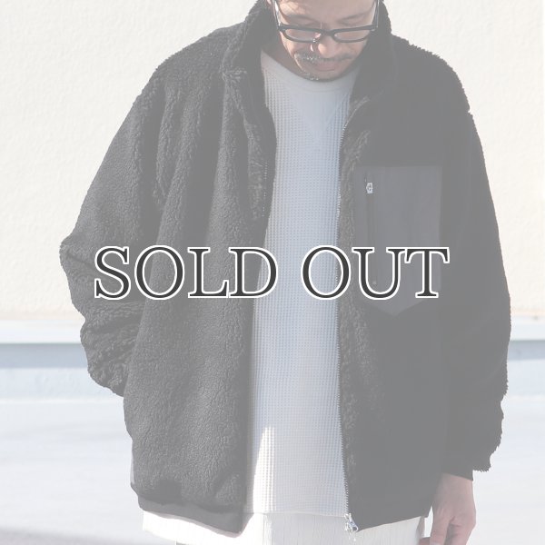 画像3: 【Lanificio Becagli（ベッカリー）】トスカーナボア スタンドブルゾン【MADE IN JAPAN】『日本製』【送料無料】/ Upscape Audience (3)