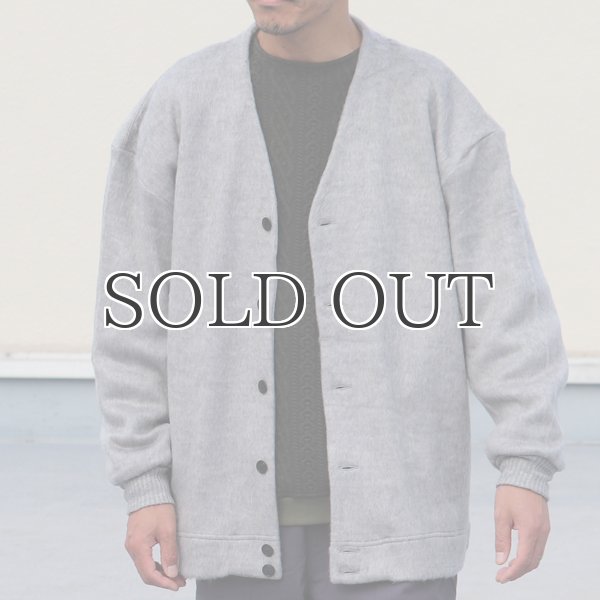 画像4: EXLANWOOL® (エクスランウール) シャギー カーディガン【MADE IN JAPAN】『日本製』 / Upscape Audience (4)