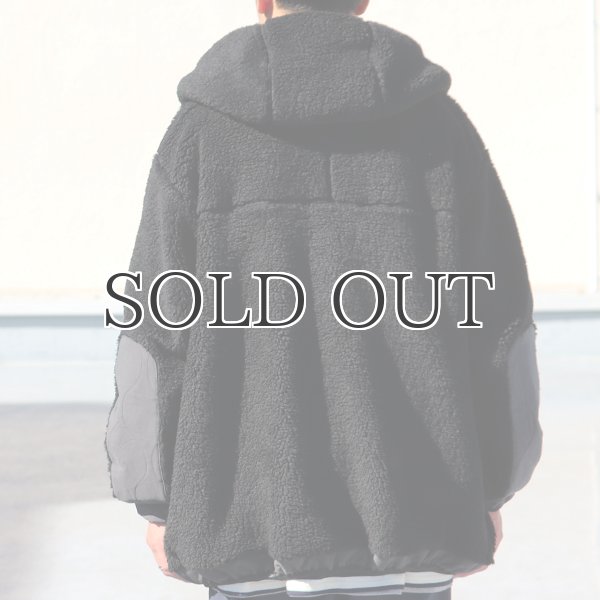 画像6: 【Lanificio Becagli（ベッカリー）】トスカーナボア フードブルゾン【MADE IN JAPAN】『日本製』【送料無料】/ Upscape Audience (6)