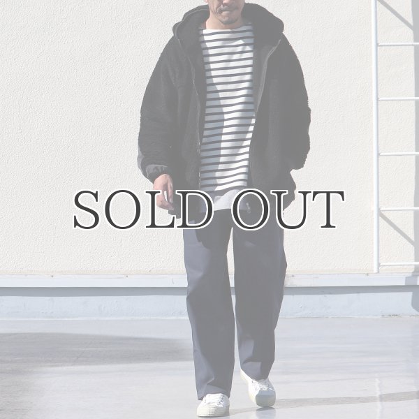 画像7: 【Lanificio Becagli（ベッカリー）】トスカーナボア フードブルゾン【MADE IN JAPAN】『日本製』【送料無料】/ Upscape Audience (7)