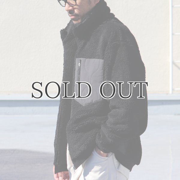 画像5: 【Lanificio Becagli（ベッカリー）】トスカーナボア スタンドブルゾン【MADE IN JAPAN】『日本製』【送料無料】/ Upscape Audience (5)