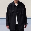 画像4: LANATEC® (ラナテック) LEI ( レイ) TECH ウールライク カルゼ サファリシャツコート【MADE IN JAPAN】『日本製』【送料無料】/ Upscape Audience (4)