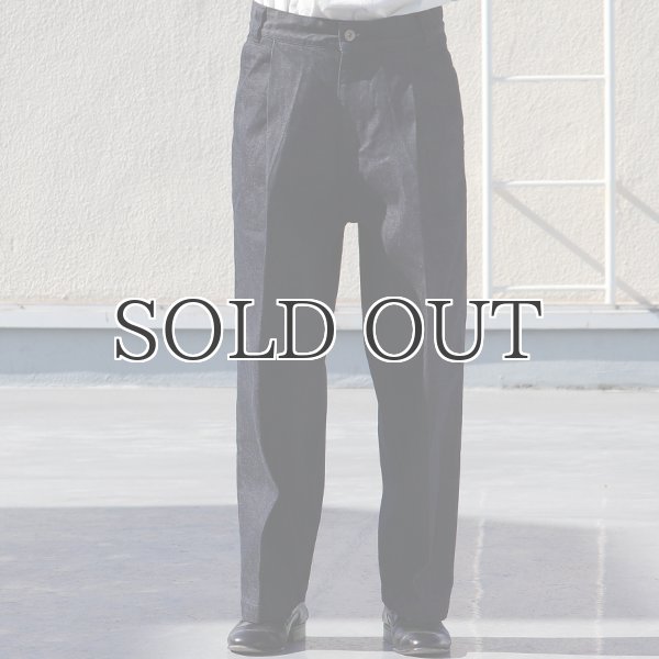 画像9: 「備後」13.75oz 横ベージュ セルヴィッチ 青耳デニム 1タック バレルパンツ【MADE IN JAPAN】『日本製』【送料無料】/ Upscape Audience (9)