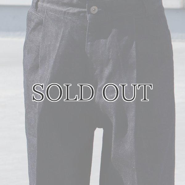 画像14: 「備後」13.75oz 横ベージュ セルヴィッチ 青耳デニム 1タック バレルパンツ【MADE IN JAPAN】『日本製』【送料無料】/ Upscape Audience (14)