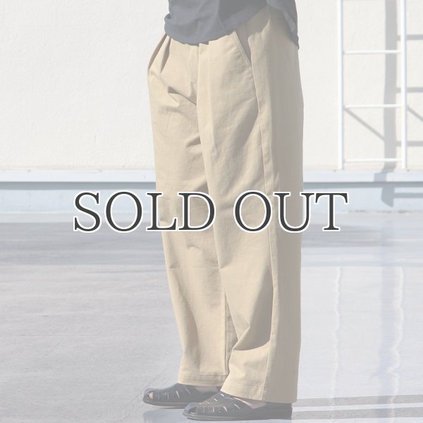 画像12: 「岡山」クラシック チノクロス ヴィンテージ ワッシャー M52 2タック イージー ワイドパンツ【MADE IN JAPAN】『日本製』【送料無料】/ Upscape Audience (12)