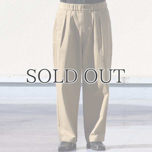 画像19: 「岡山」クラシック チノクロス ヴィンテージ ワッシャー M52 2タック イージー ワイドパンツ【MADE IN JAPAN】『日本製』【送料無料】/ Upscape Audience (19)