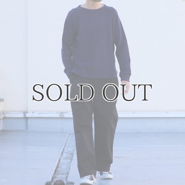 画像7: エアー裏毛クルーネック長袖ガゼットスウェット【MADE IN JAPAN】『日本製』/ Upscape Audience (7)