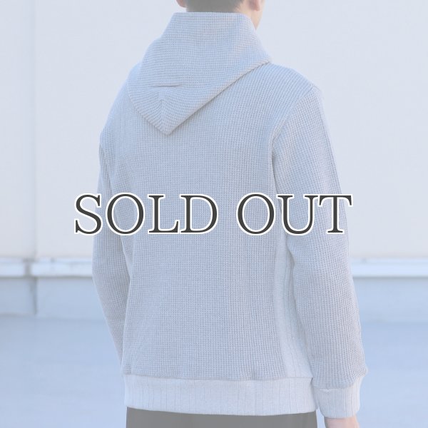画像6: 【RE PRICE/価格改定】ビッグワッフルプルオーバーフードパーカ【MADE IN JAPAN】『日本製』 / Upscape Audience (6)