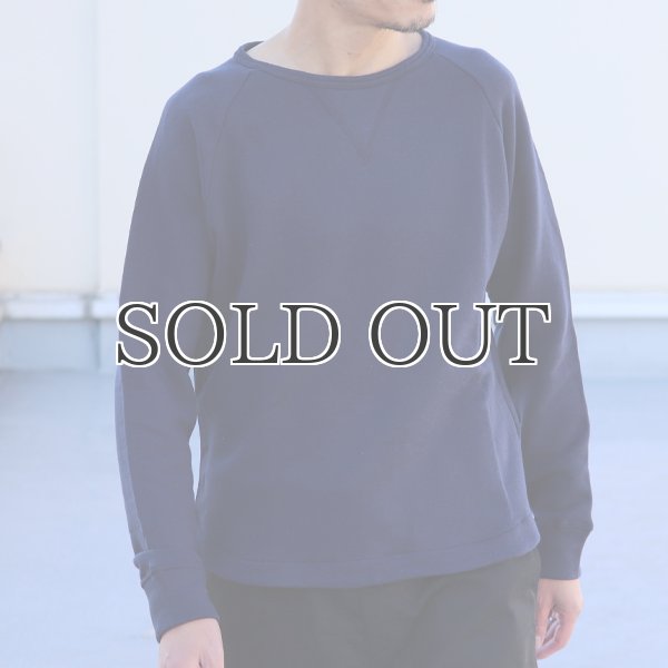 画像8: エアー裏毛クルーネック長袖ガゼットスウェット【MADE IN JAPAN】『日本製』/ Upscape Audience (8)