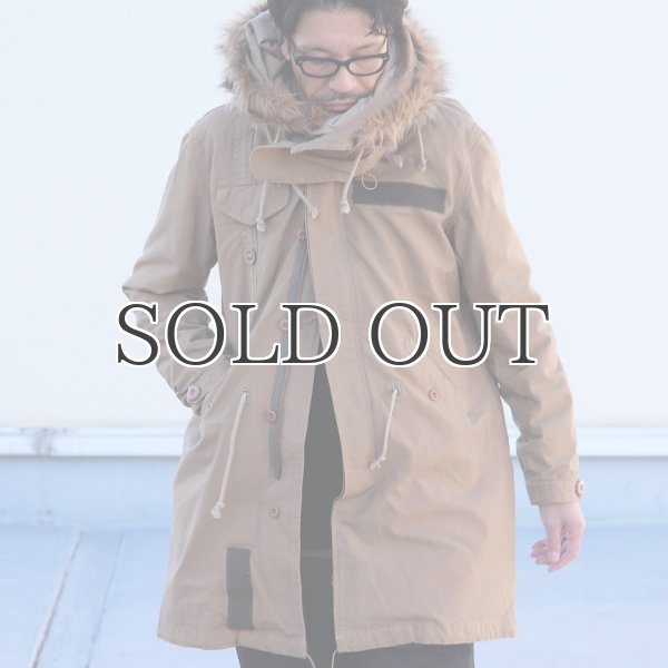 画像4: 高密度スラブツイル脱着ライナー付きモッズコート / Audience (4)