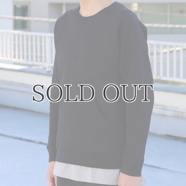 画像5: ヘビーウェイト裏毛サドルショルダークルーネックスウェット【MADE IN JAPAN】『日本製』 / Upscape Audience (5)