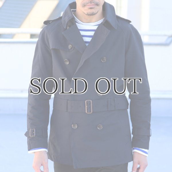 画像3: ウォッシンググログランワイヤーアクションショートトレンチコート 【送料無料】 / Audience (3)