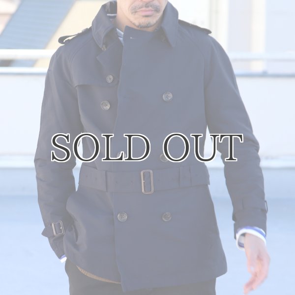 画像4: ウォッシンググログランワイヤーアクションショートトレンチコート 【送料無料】 / Audience (4)