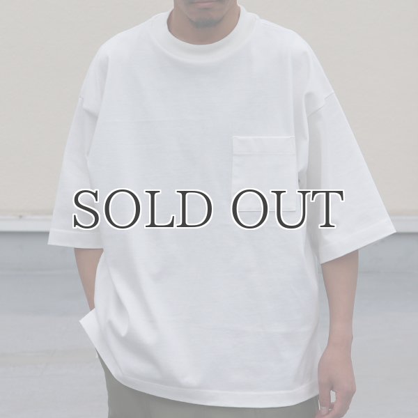 画像12: ヘビーウェイト プレーティング天竺 ( 11オンス ) クルーネック 胸ポケ付 ハーフスリーブ Tシャツ【MADE IN JAPAN】『日本製』/ Upscape Audience (12)