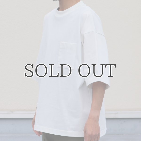 画像15: ヘビーウェイト プレーティング天竺 ( 11オンス ) クルーネック 胸ポケ付 ハーフスリーブ Tシャツ【MADE IN JAPAN】『日本製』/ Upscape Audience (15)