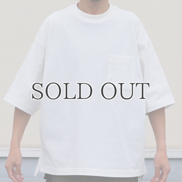 画像14: ヘビーウェイト プレーティング天竺 ( 11オンス ) クルーネック 胸ポケ付 ハーフスリーブ Tシャツ【MADE IN JAPAN】『日本製』/ Upscape Audience (14)