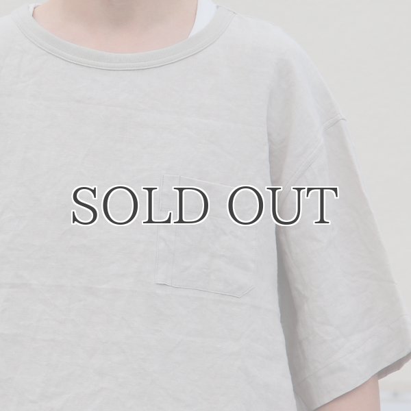 画像25: フレンチリネン グラスポケ付 ヘムラウンド ハーフスリーブ フハクシャツ【MADE IN JAPAN】『日本製』/ Upscape Audience (25)