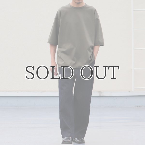 画像10: ハイゲージシャンブレー ダブルニット クルー ネック ハーフスリーブ リバーシブル Tシャツ【MADE IN JAPAN】『日本製』/ Upscape Audience (10)