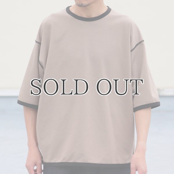 画像20: ハイゲージシャンブレー ダブルニット クルー ネック ハーフスリーブ リバーシブル Tシャツ【MADE IN JAPAN】『日本製』/ Upscape Audience (20)