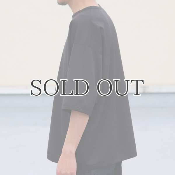 画像17: ハイゲージシャンブレー ダブルニット クルー ネック ハーフスリーブ リバーシブル Tシャツ【MADE IN JAPAN】『日本製』/ Upscape Audience (17)