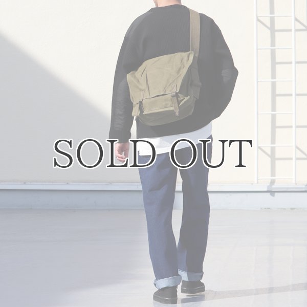 DEAD STOCK / 50s FRENCH ARMY TTA LINEN SHOULDER BAG