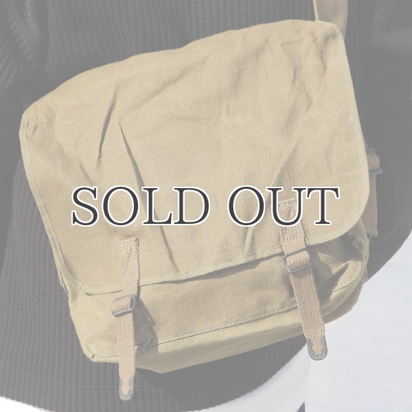 画像7: DEAD STOCK  / 50s FRENCH ARMY TTA LINEN SHOULDER BAG(フランス軍リネンショルダーバッグ) (7)