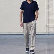 画像6: 【RE PRICE / 価格改定】Herdmans リネンフォーギーポケット付きVネック半袖カットソー【MADE IN JAPAN】『日本製』/ Upscape Audience (6)