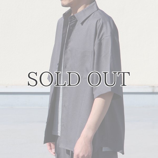 画像6: Reflax®(リフラクス) TECH リネンラ イク LINON(リノン) レギュラーカラー ボクシーAライン ハーフスリーブシャツ【MADE IN JAPAN】『日本製』/ Upscape Audience (6)