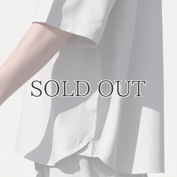 画像16: Reflax®(リフラクス) TECH リネンラ イク LINON(リノン) レギュラーカラー ボクシーAライン ハーフスリーブシャツ【MADE IN JAPAN】『日本製』/ Upscape Audience (16)