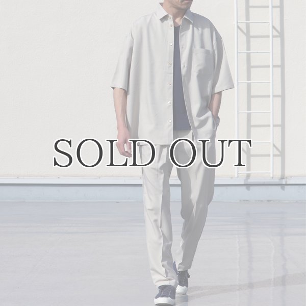 画像8: Reflax®(リフラクス) TECH リネンラ イク LINON(リノン) レギュラーカラー ボクシーAライン ハーフスリーブシャツ【MADE IN JAPAN】『日本製』/ Upscape Audience (8)