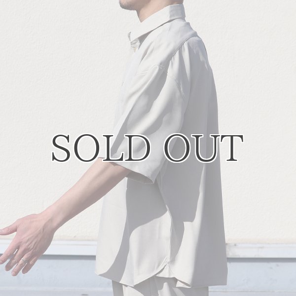 画像11: Reflax®(リフラクス) TECH リネンラ イク LINON(リノン) レギュラーカラー ボクシーAライン ハーフスリーブシャツ【MADE IN JAPAN】『日本製』/ Upscape Audience (11)