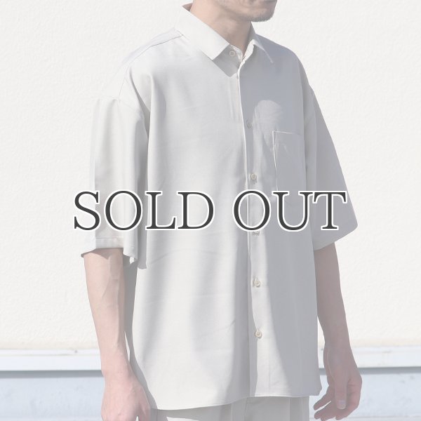 画像13: Reflax®(リフラクス) TECH リネンラ イク LINON(リノン) レギュラーカラー ボクシーAライン ハーフスリーブシャツ【MADE IN JAPAN】『日本製』/ Upscape Audience (13)