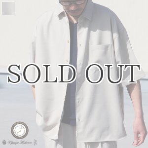 画像: Reflax®(リフラクス) TECH リネンラ イク LINON(リノン) レギュラーカラー ボクシーAライン ハーフスリーブシャツ【MADE IN JAPAN】『日本製』/ Upscape Audience
