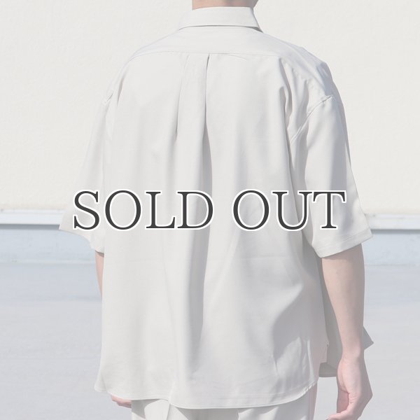 画像6: Reflax®(リフラクス) TECH リネンラ イク LINON(リノン) レギュラーカラー ボクシーAライン ハーフスリーブシャツ【MADE IN JAPAN】『日本製』/ Upscape Audience (6)