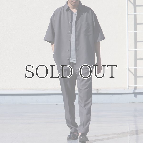 画像8: Reflax®(リフラクス) TECH リネンラ イク LINON(リノン) レギュラーカラー ボクシーAライン ハーフスリーブシャツ【MADE IN JAPAN】『日本製』/ Upscape Audience (8)